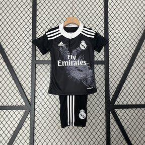 KIT INFANTIL RETRÔ REAL MADRID THIRD 14/15