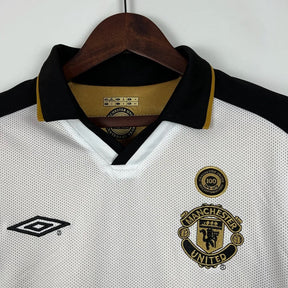 Camisa Masculina Retro Manchester United 100 anos Dupla Face 2002 - Torcedor