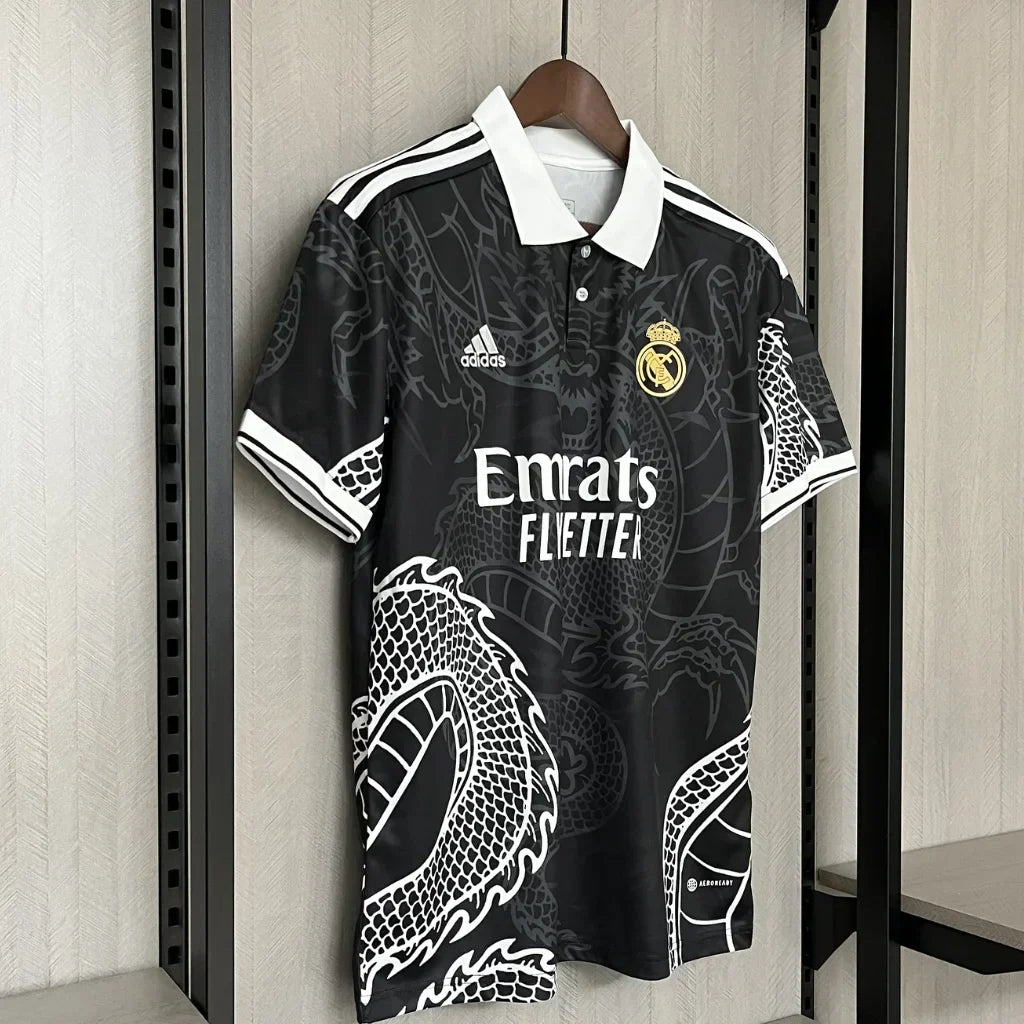 Camisa Masculina Real Madrid Black 23/24