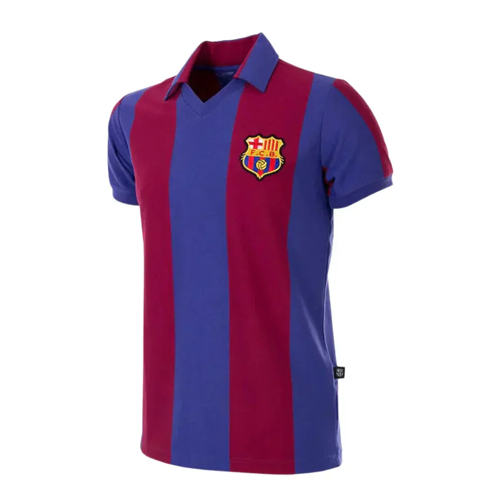 Camisa Masculina Retrô Barcelona 1980/81