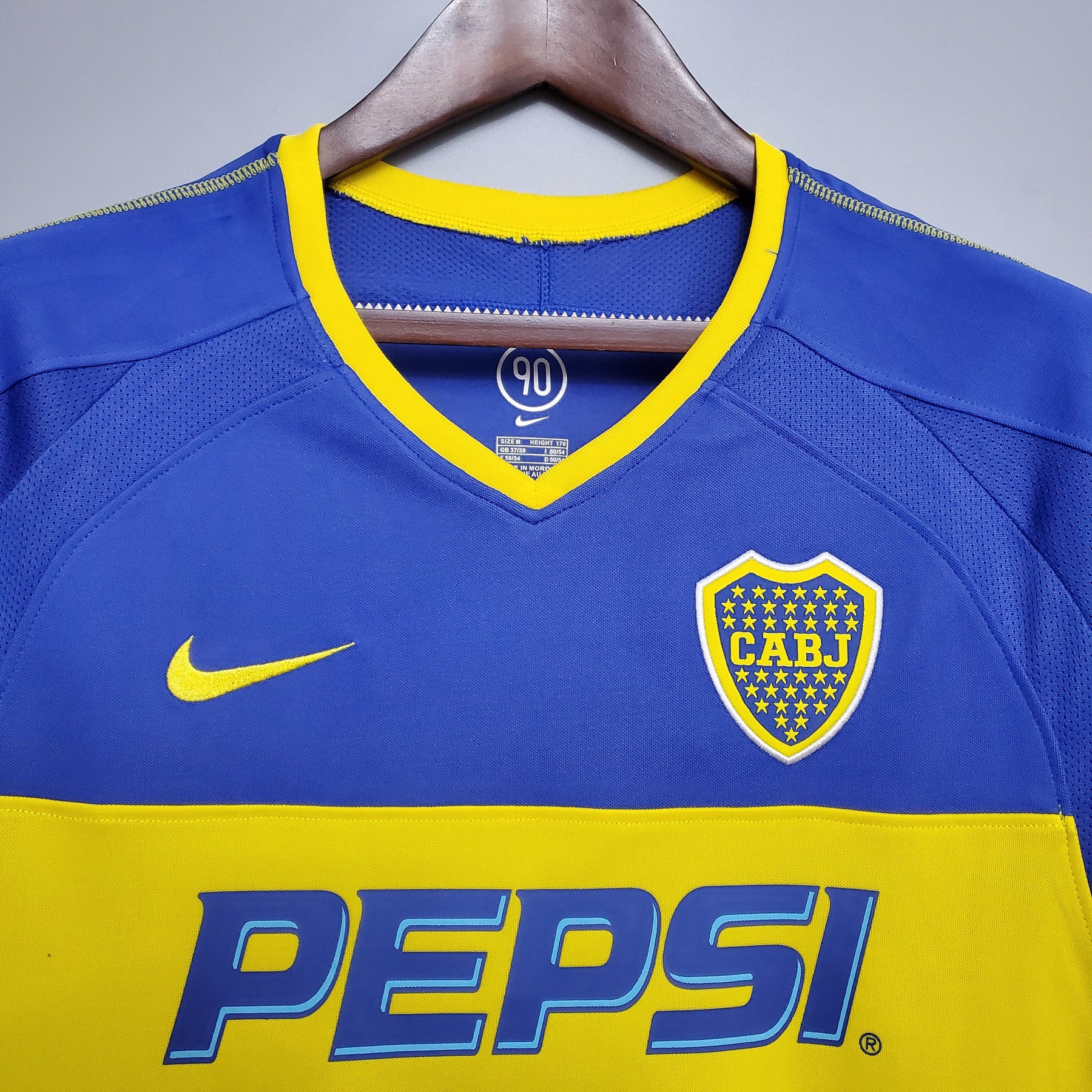 CAMISA BOCA JUNIORS RETRÔ HOME 03/04