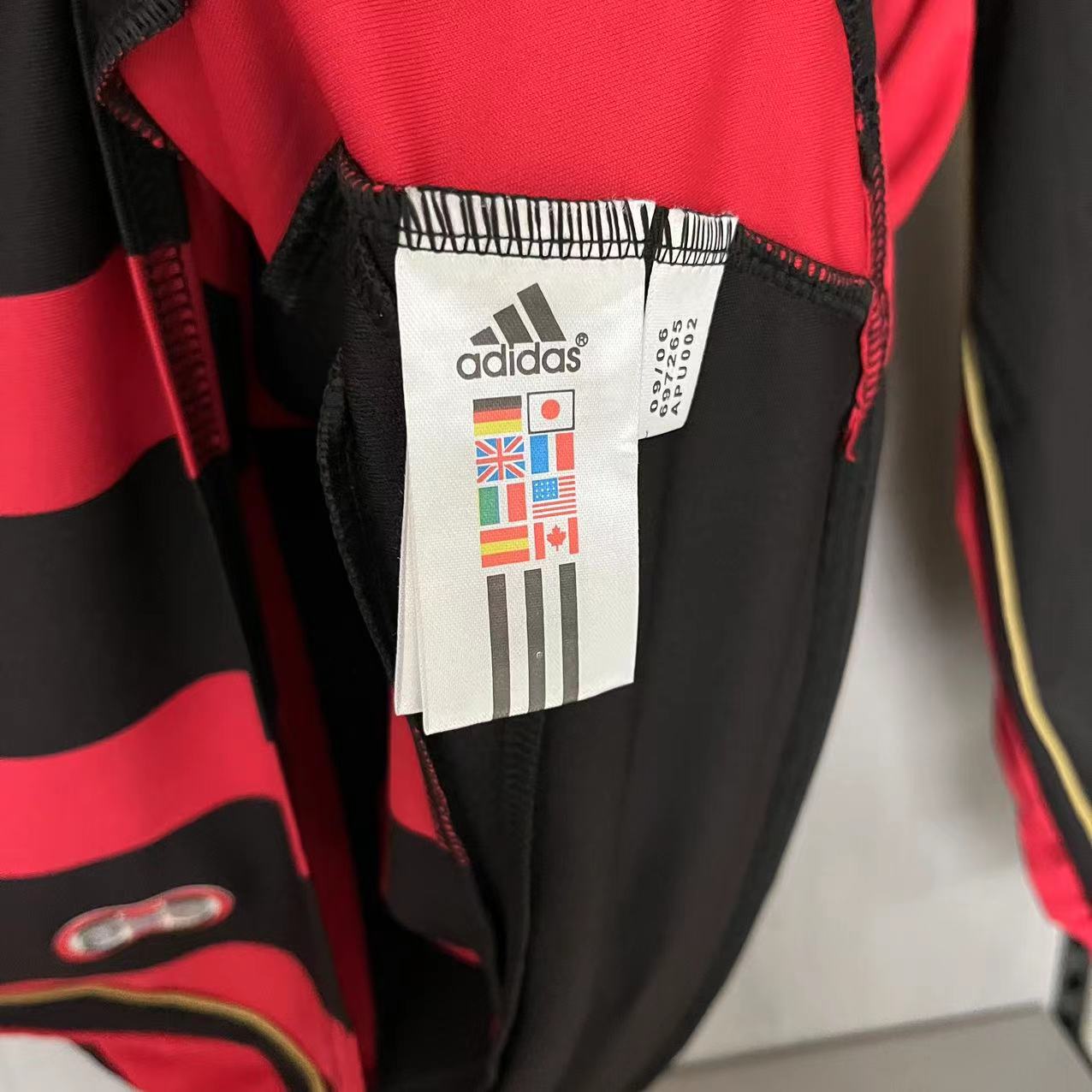 CAMISA RETRÔ MILAN HOME MANGA LONGA 06/07