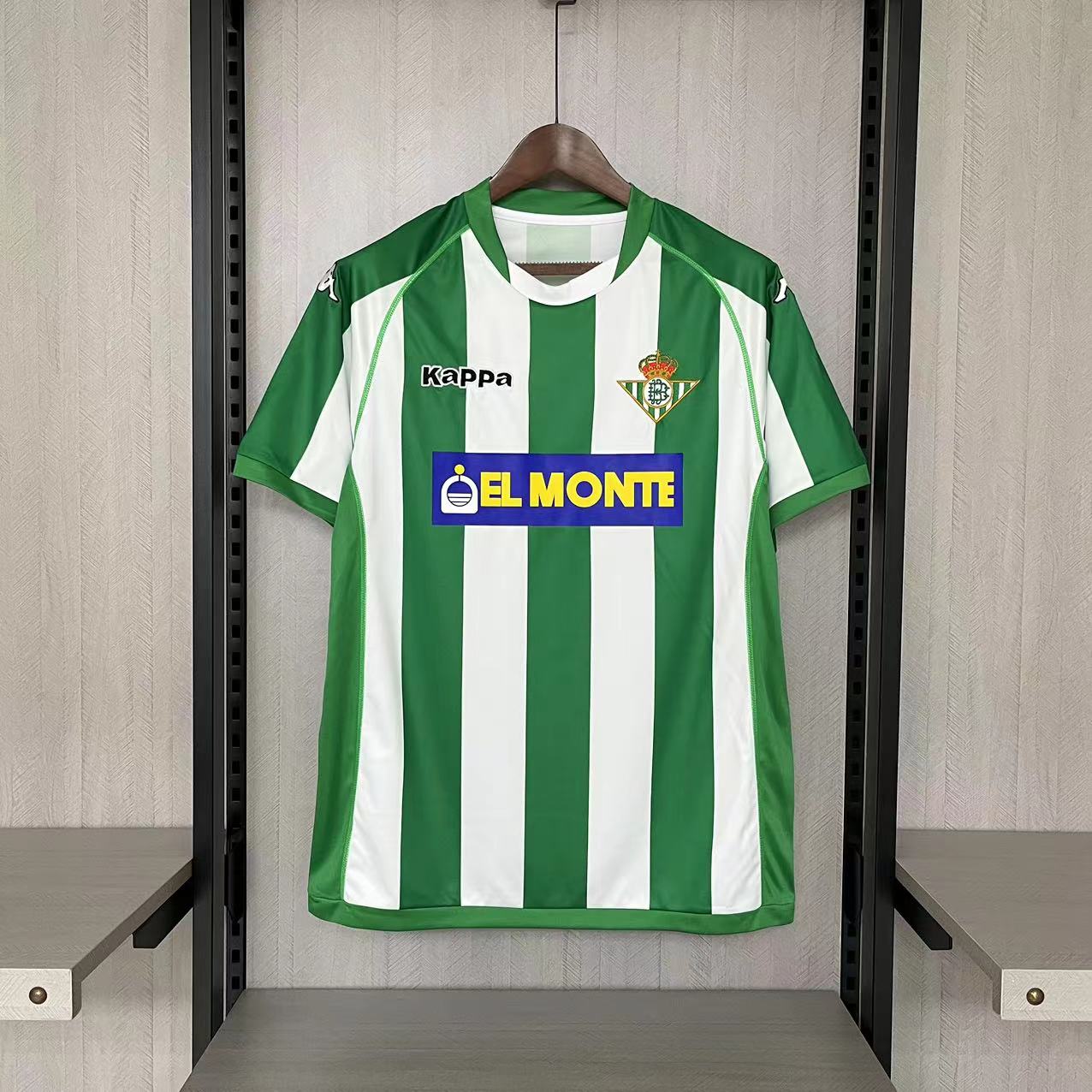 CAMISA RETRÔ REAL BÉTIS HOME 01/02