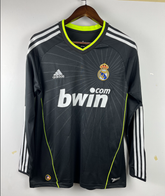 CAMISA REAL MADRID MANGA LONGA RETRÔ AWAY 10/11