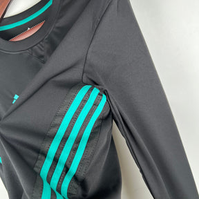 CAMISA REAL MADRID MANGA LONGA RETRÔ AWAY 17/18