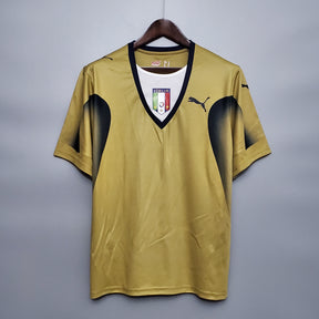 CAMISA RETRÔ ITÁLIA GOLD 2006