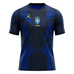 Camisa Brasil Away Azul 2026 Jordan - Versão Torcedor