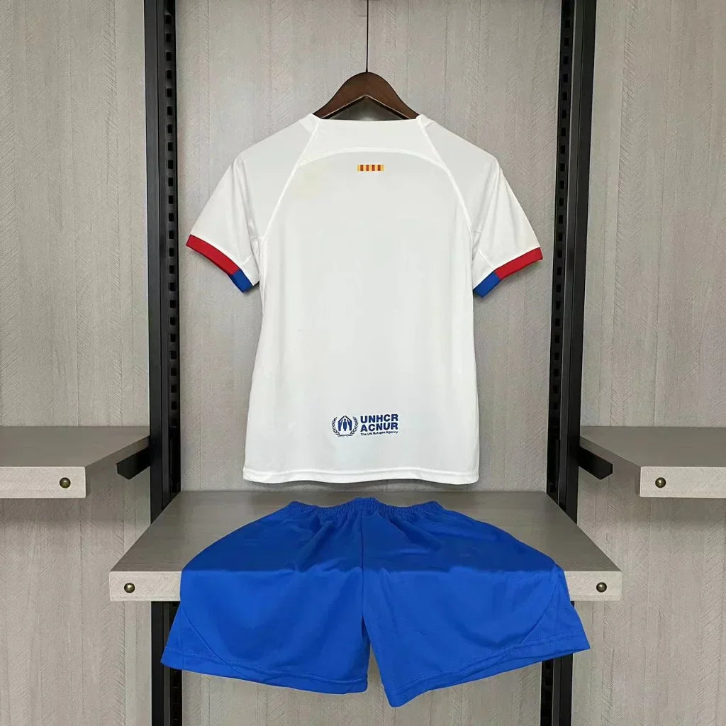 Conjunto Infantil Unissex  Barcelona Branco