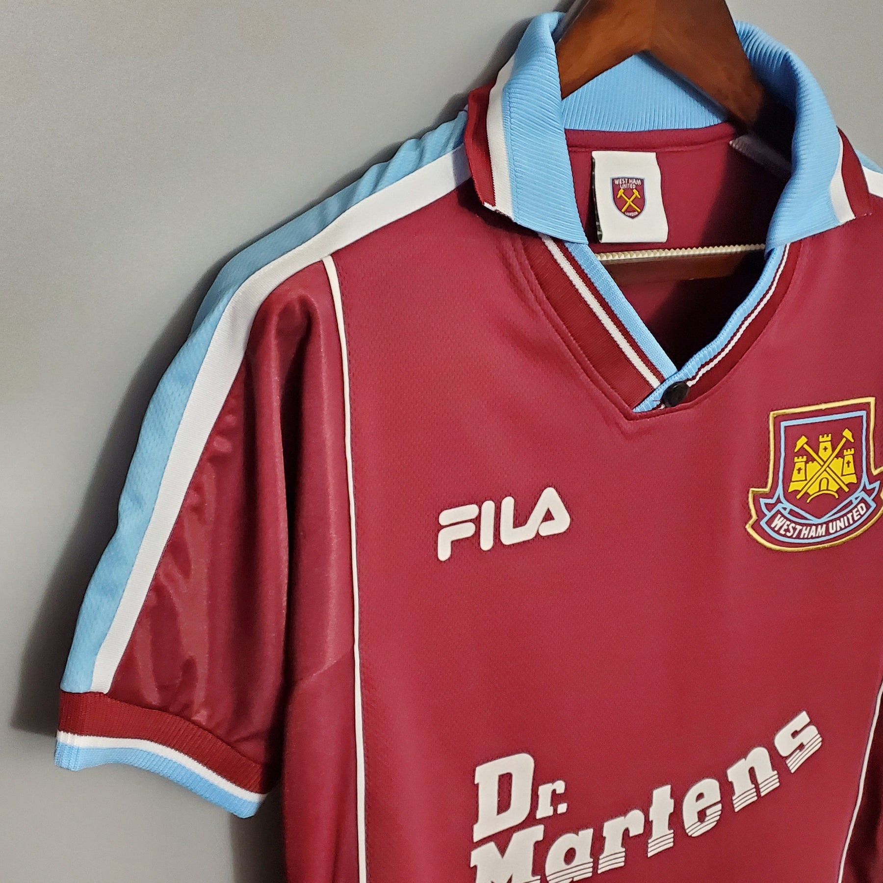 CAMISA WEST HAM RETRÔ HOME 99/01