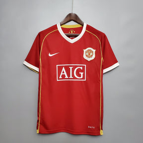 CAMISA RETRÔ MANCHESTER UNITED HOME 06/07
