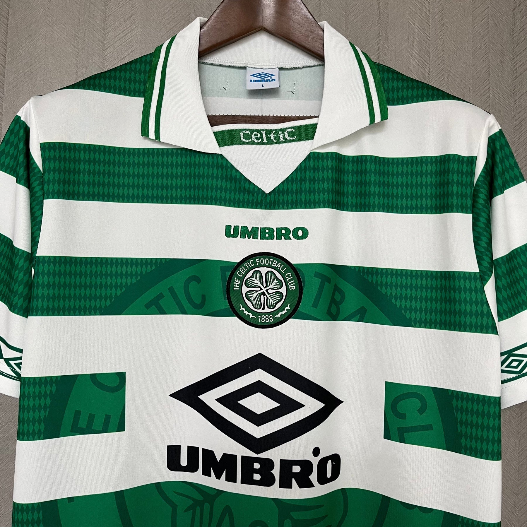CAMISA RETRÔ CELTIC HOME 98/99