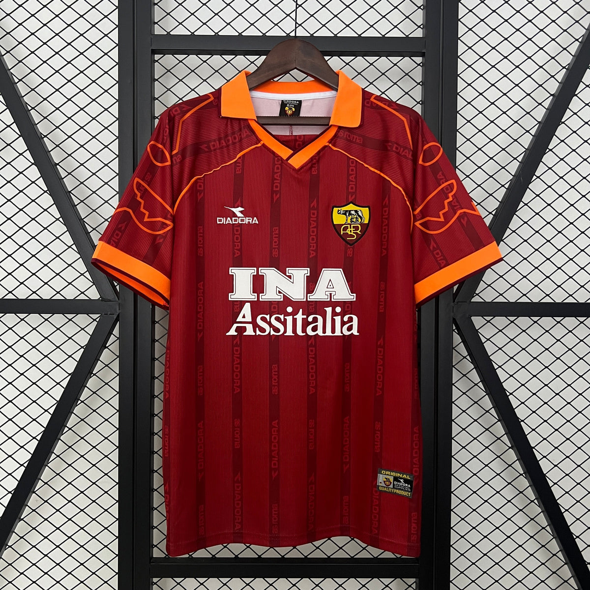CAMISA RETRÔ ROMA HOME 99/00