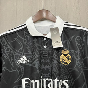 Camisa Masculina Real Madrid Black 23/24