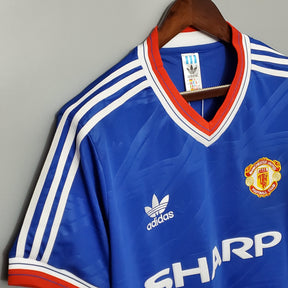CAMISA RETRÔ MANCHESTER UNITED THIRD 86/88