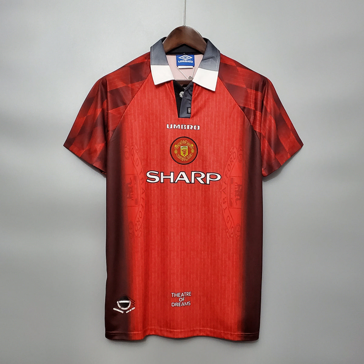 CAMISA RETRÔ MANCHESTER UNITED HOME 1996