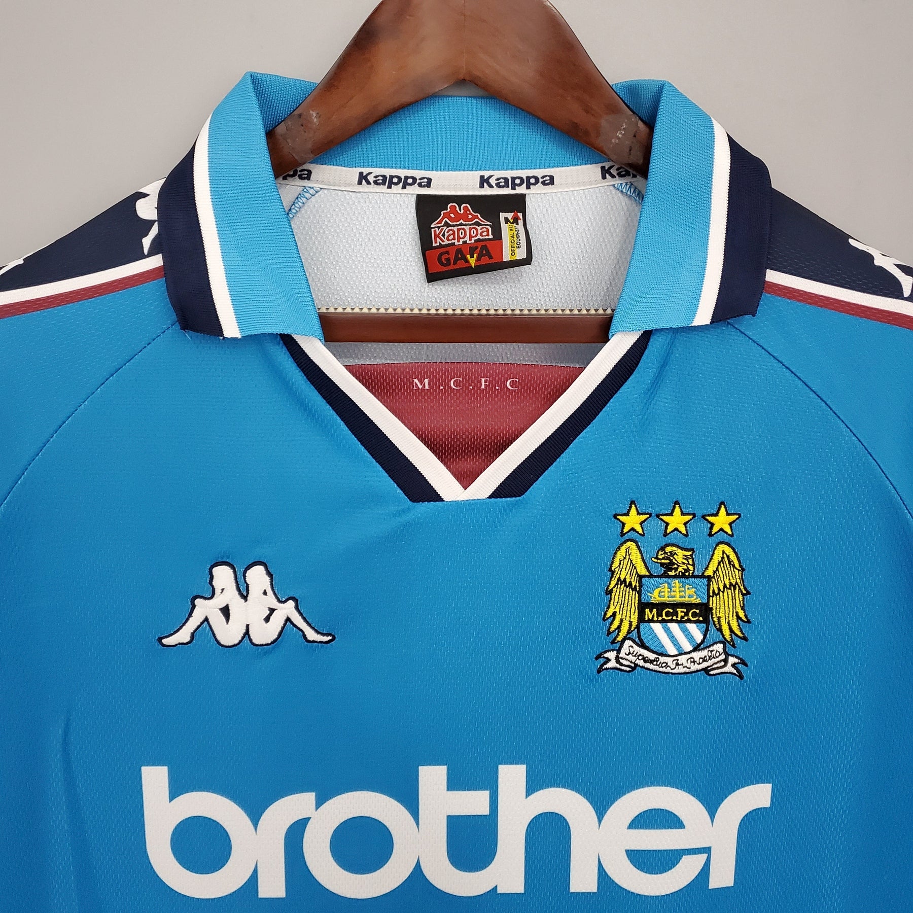 CAMISA MANCHESTER CITY RETRÔ HOME 97/99