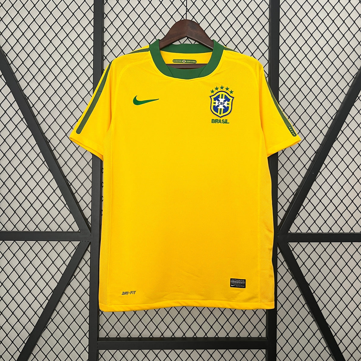 CAMISA RETRÔ BRASIL HOME 2010