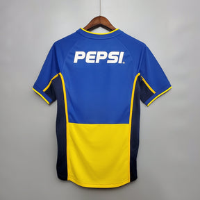CAMISA BOCA JUNIORS RETRÔ HOME 01/02