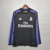 CAMISA REAL MADRID MANGA LONGA RETRÔ THIRD 16/17