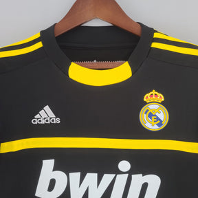 CAMISA RETRÔ REAL MADRID GOLEIRO BLACK 11/12