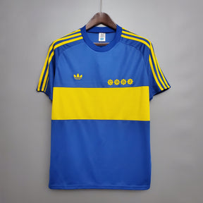 CAMISA BOCA JUNIORS RETRÔ HOME 80/81