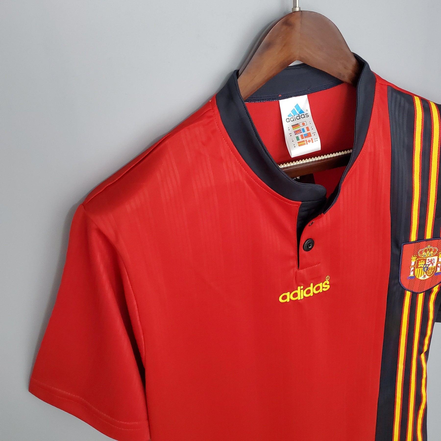 CAMISA RETRÔ ESPANHA HOME 1996