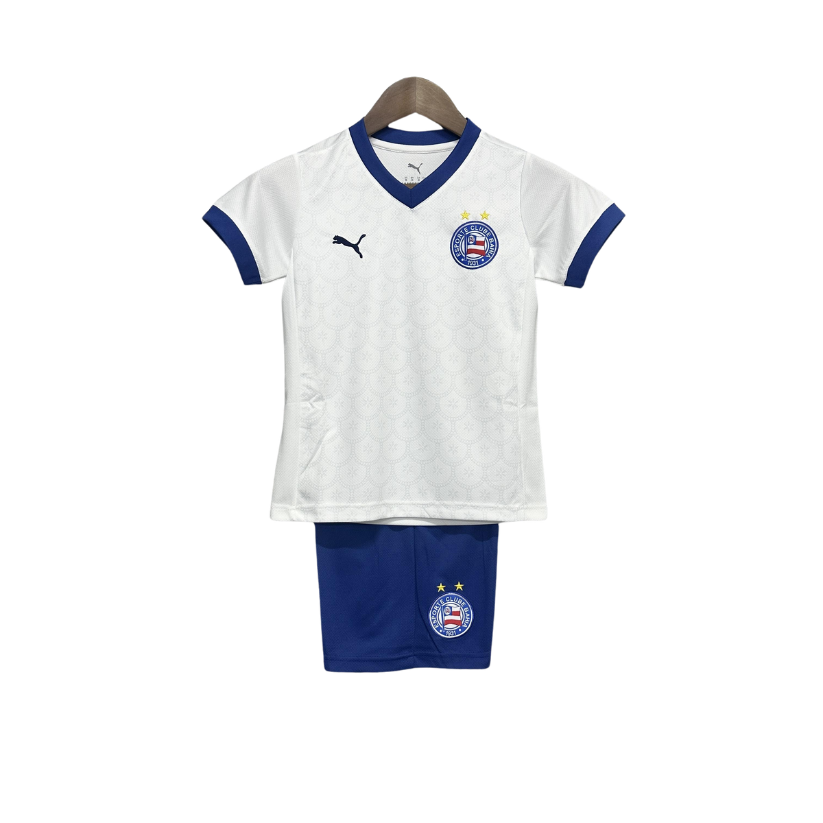 Conjunto Infantil Bahia Titular 25/26 - Branco