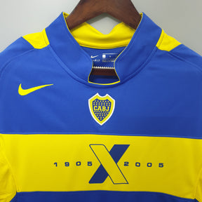 CAMISA BOCA JUNIORS RETRÔ HOME 04/05
