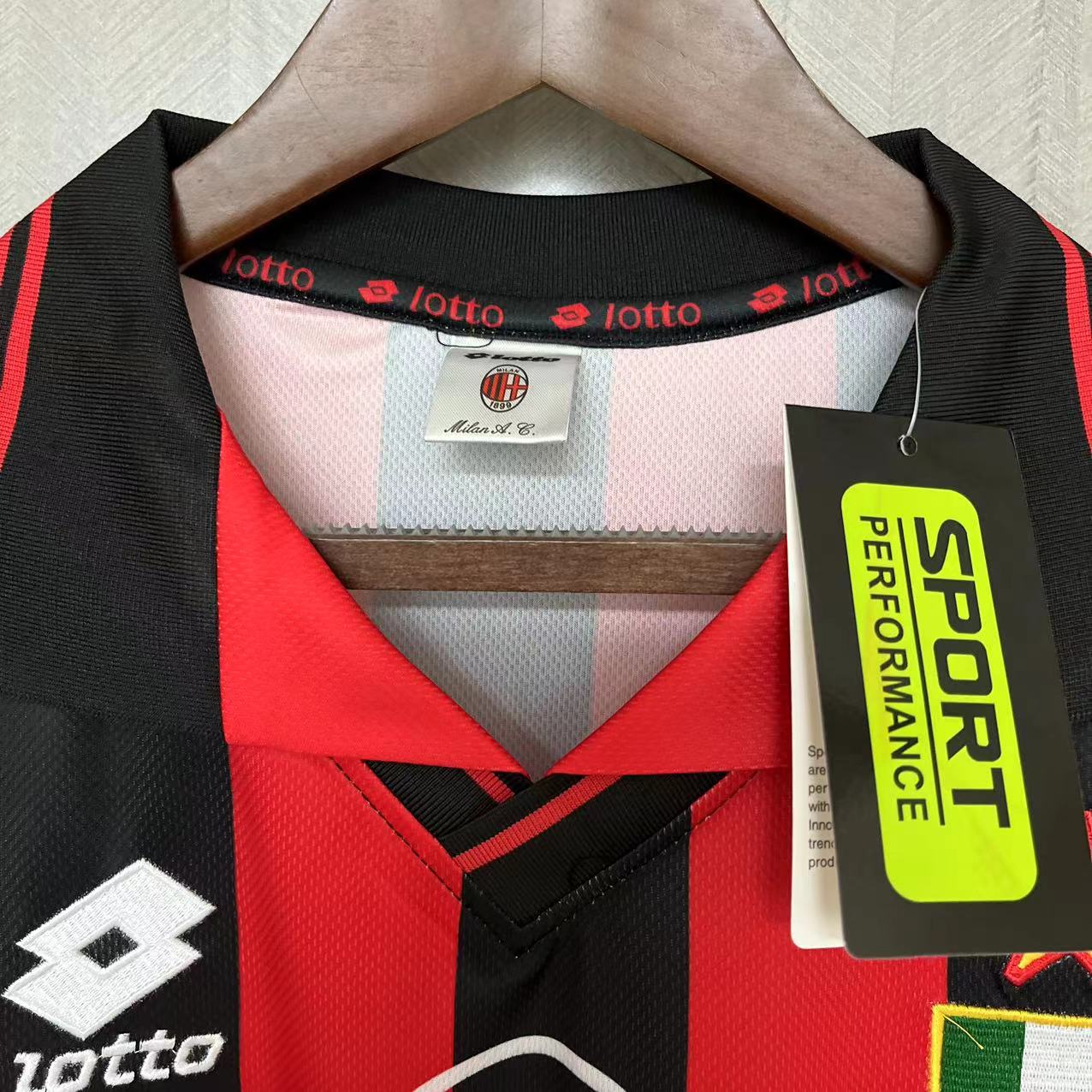 CAMISA MILAN RETRÔ HOME 96/97