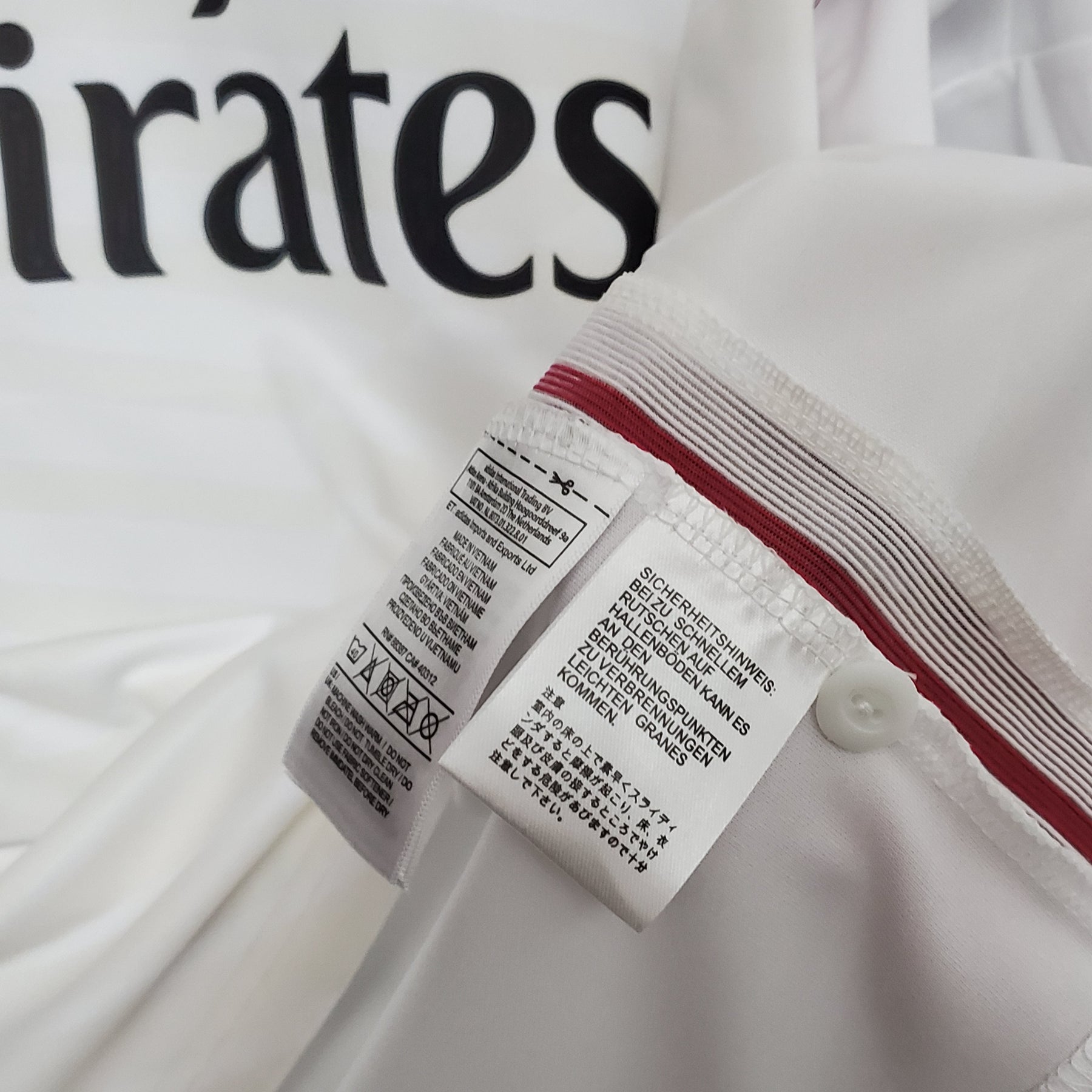 CAMISA REAL MADRID MANGA LONGA RETRÔ HOME 14/15