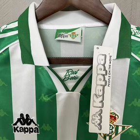 CAMISA RETRÔ REAL BÉTIS HOME MANGA LONGA 95/97