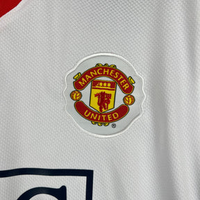 CAMISA RETRÔ MANCHESTER UNITED AWAY MANGA LONGA 07/08
