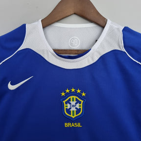 CAMISA RETRÔ BRASIL AWAY 04/05