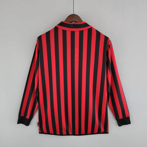 CAMISA RETRÔ MILAN HOME MANGA LONGA 99/00
