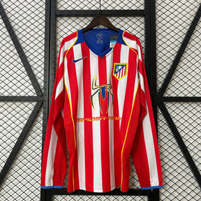 CAMISA ATLÉTICO DE MADRID RETRÔ MANGA LONGA HOME 04/05