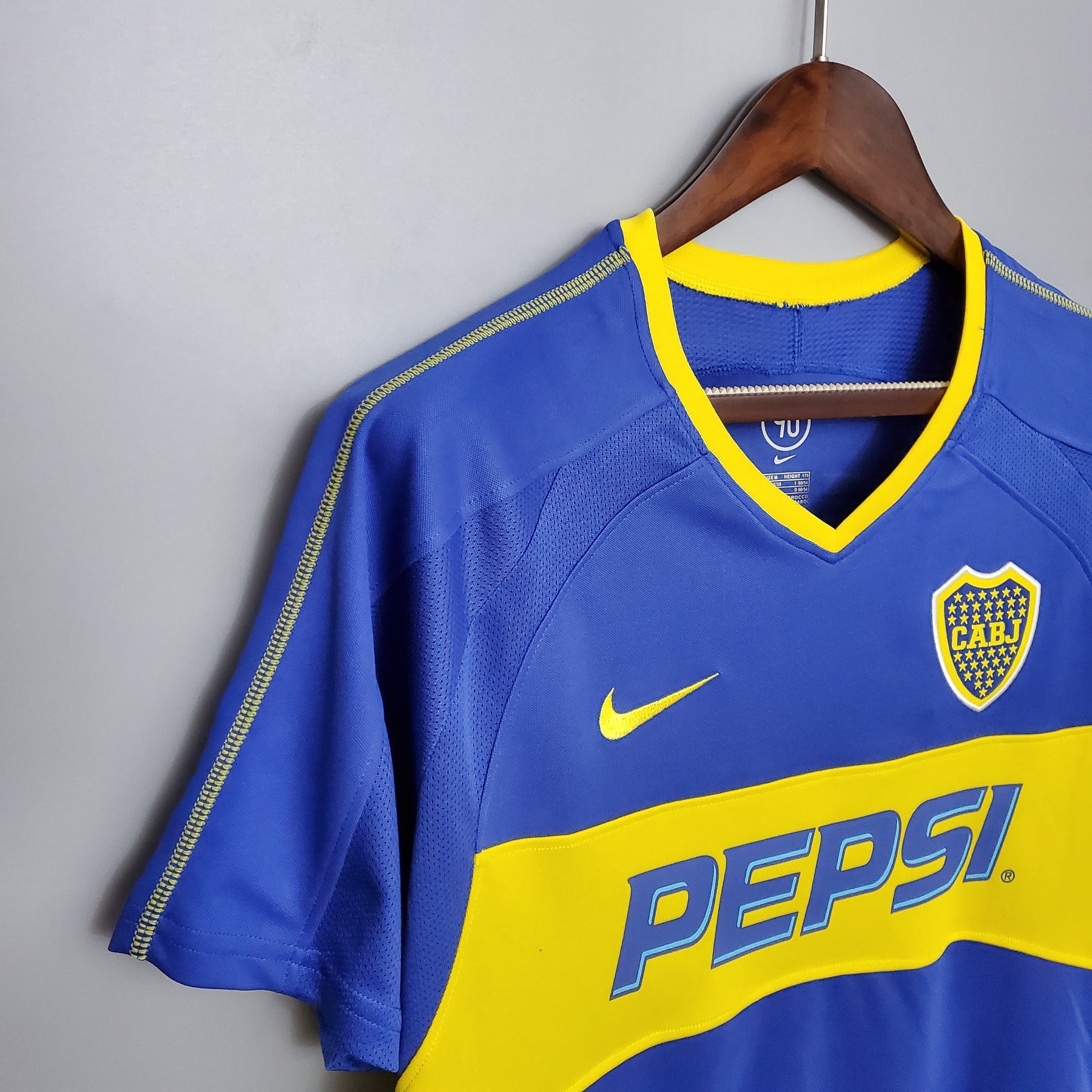 CAMISA BOCA JUNIORS RETRÔ HOME 03/04
