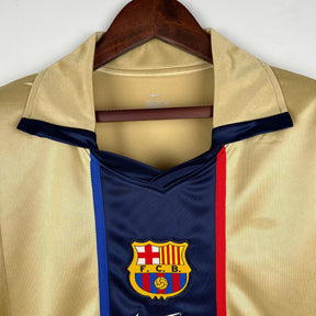 CAMISA RETRÔ BARCELONA AWAY 2002/03