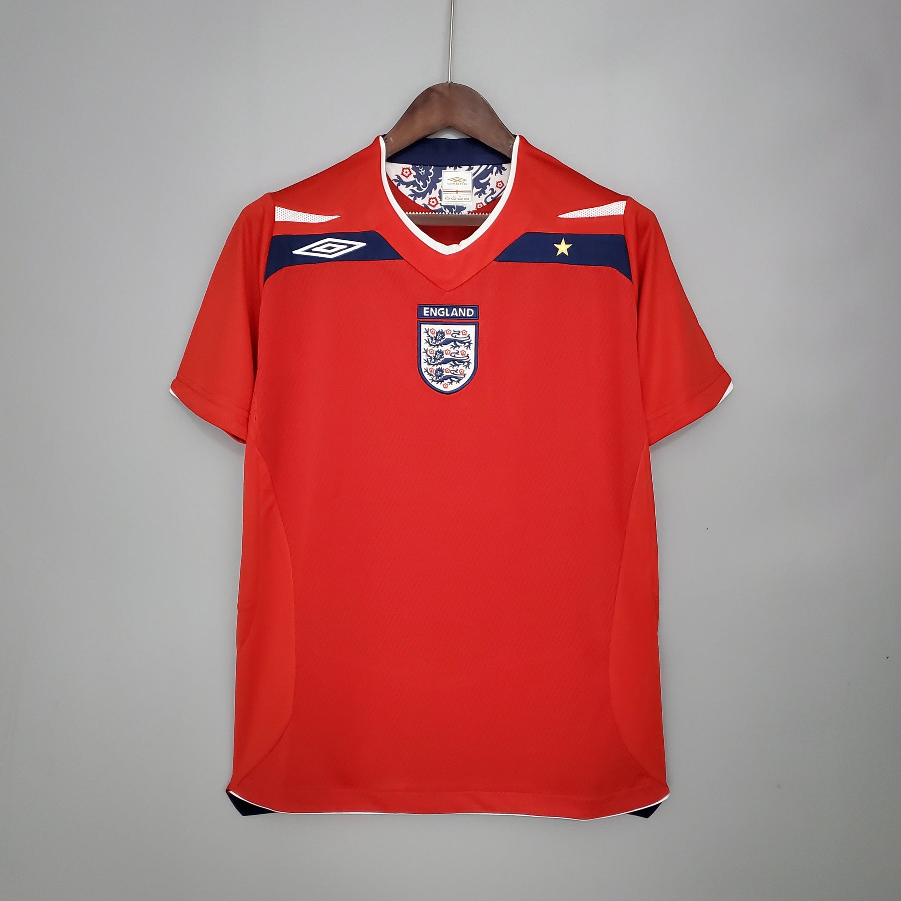 CAMISA RETRÔ INGLATERRA AWAY 08/10