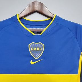 CAMISA BOCA JUNIORS RETRÔ HOME 01/02