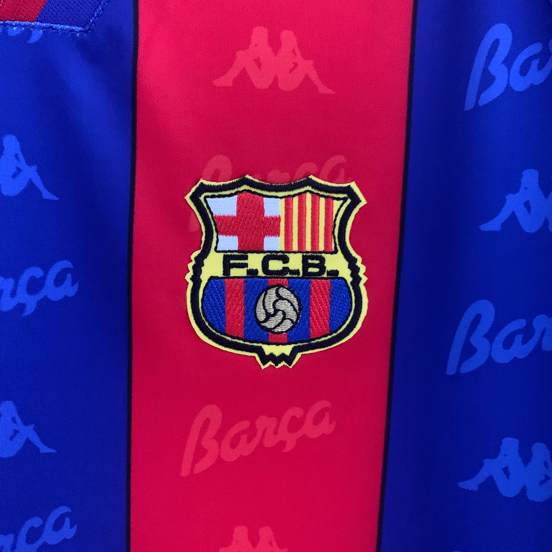 CAMISA RETRÔ BARCELONA HOME MANGA LONGA 96/97