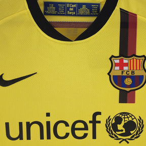 CAMISA RETRÔ BARCELONA AWAY MANGA LONGA 08/09