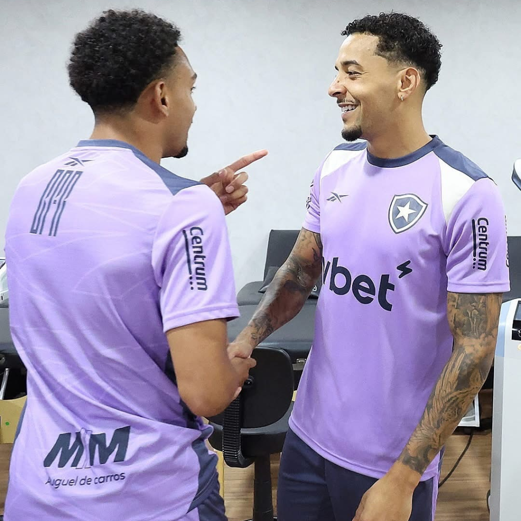 LANÇAMENTO Camisa Masculina Botafogo Treino 2025/26 - Roxa