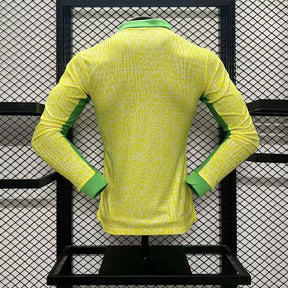 Camisa Brasil I Copa América 2024 Manga Longa Masculino - Versão Jogador
