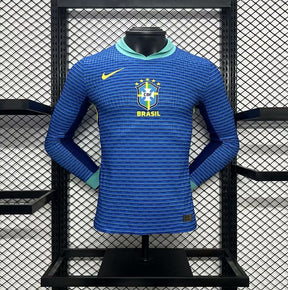 Camisa Brasil II Copa América 2024 Manga Longa Masculino - Versão Jogador