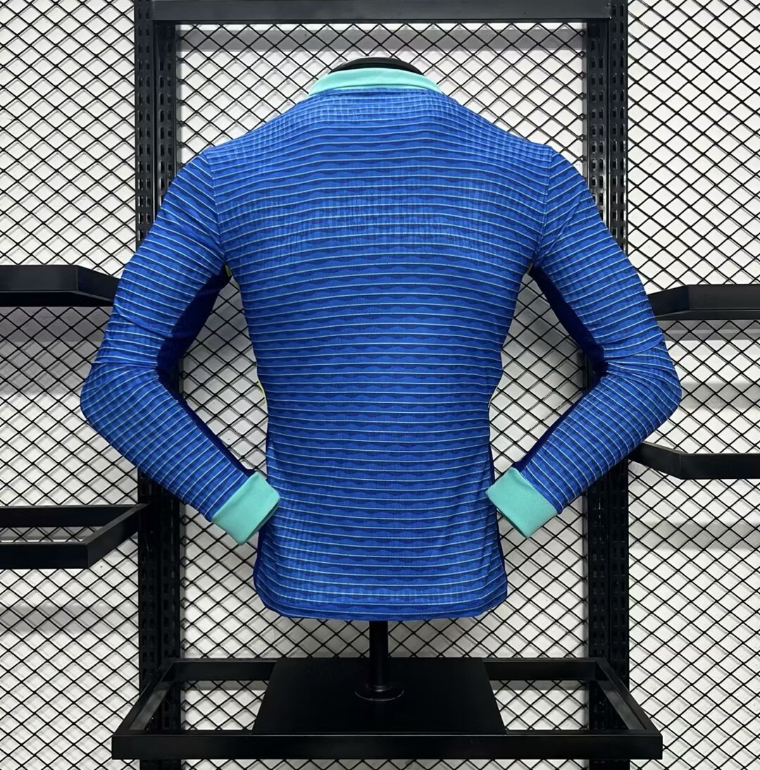 Camisa Brasil II Copa América 2024 Manga Longa Masculino - Versão Jogador