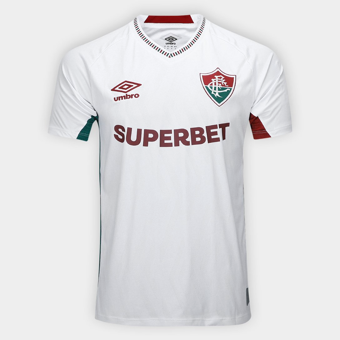 CAMISA FLUMINENSE RESERVA 2025/26 BRANCA MASCULINA TORCEDOR