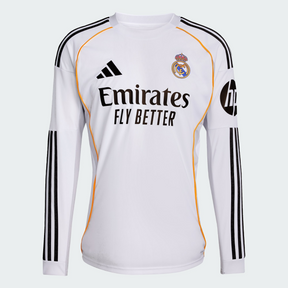 CAMISA REAL MADRID TITULAR I 2025/26 MANGA LONGA