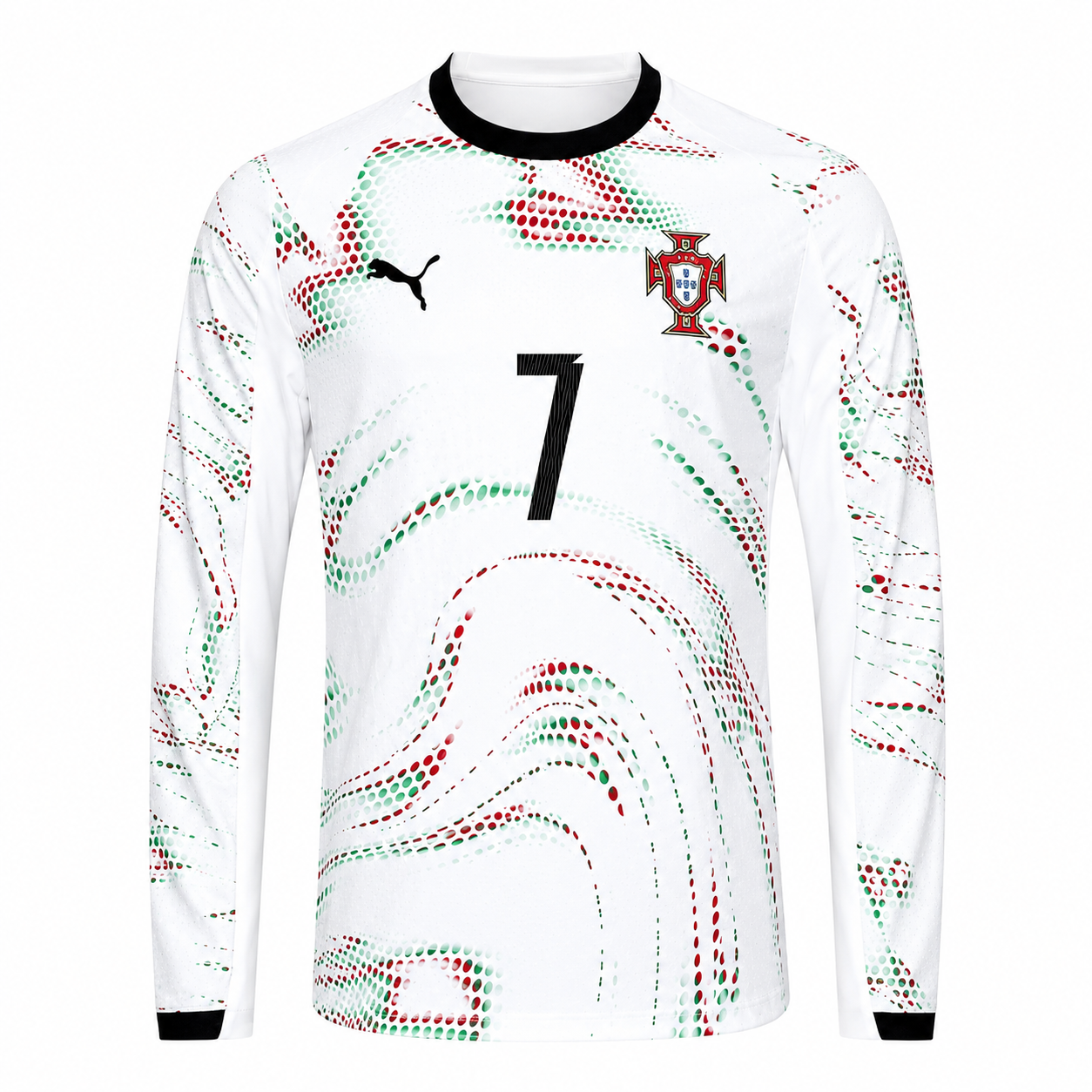 (PRÉ-VENDA) LANÇAMENTO Camisa Portugal II 2025/26 Ronaldo 7 Manga Longa