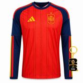 (PRÉ-VENDA) LANÇAMENTO Camisa Espanha I 2026/27 Manga Longa
