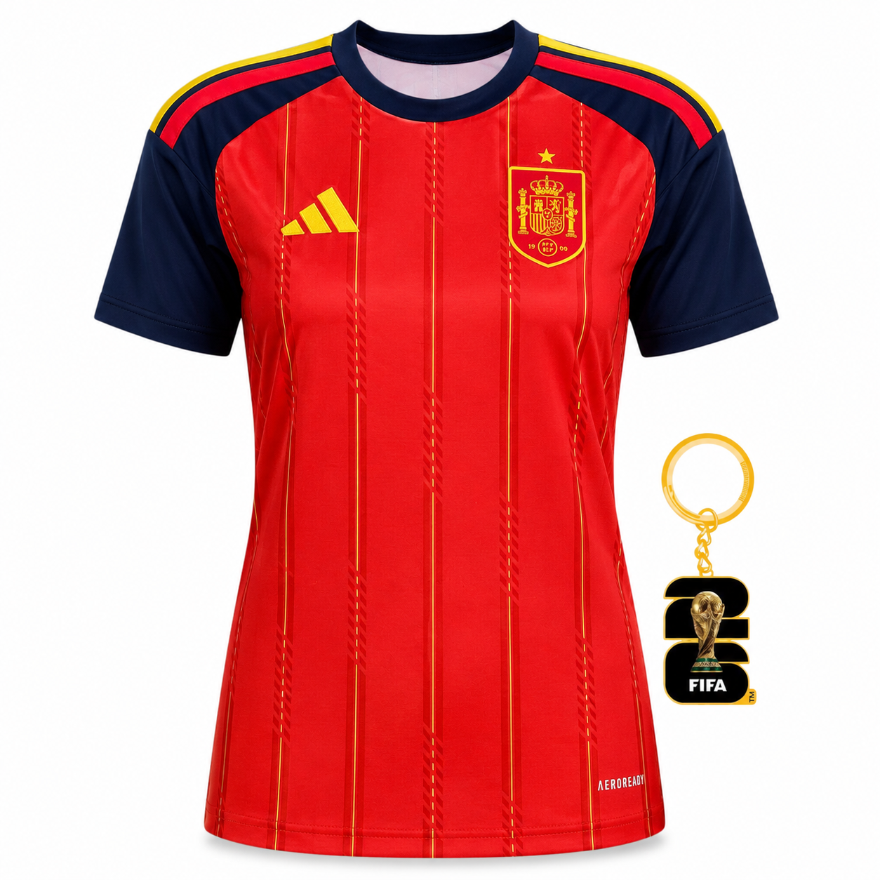 (PRÉ-VENDA) LANÇAMENTO Camisa Espanha I 2026/27 Feminina